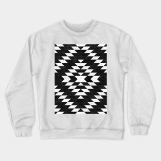 Urban Tribal Pattern No.14 - Aztec - Black Concrete Crewneck Sweatshirt